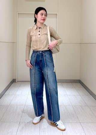 ADAM ET ROPÉ FEMME(アダム エ ロペ ファム) / センターフリンジデニム