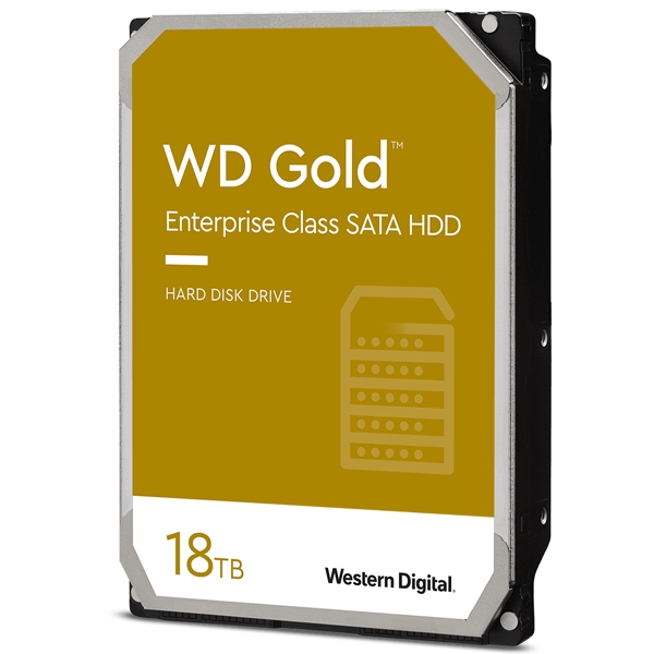 WESTERN DIGITAL WD Goldシリーズ 3.5インチ内蔵HDD 18TB WD181KRYZ
