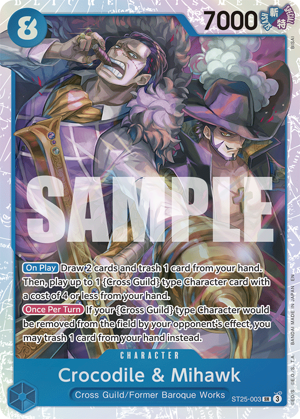 OPTCG | Products | [ST25-003] Crocodile & Mihawk