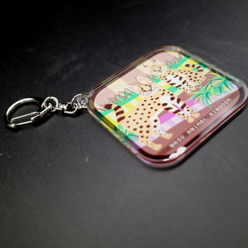 キングダム アクリルキーホルダーサーバル【Original】四角両面