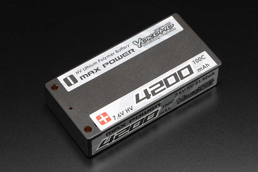 ヨコモ】YB-V242HB YOKOMO HV Li-poバッテリー 4200mAh/7.6V 100C