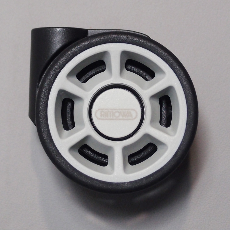 リモワ純正50mm双輪キャスター1個 M4×25mmネジ仕様 rimowaロゴあり