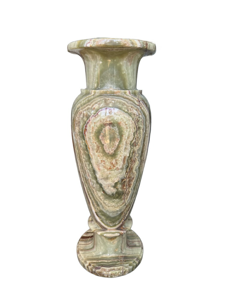 楽天市場】オニックス 花瓶 B オニキス インテリア 飾り壺 天然石