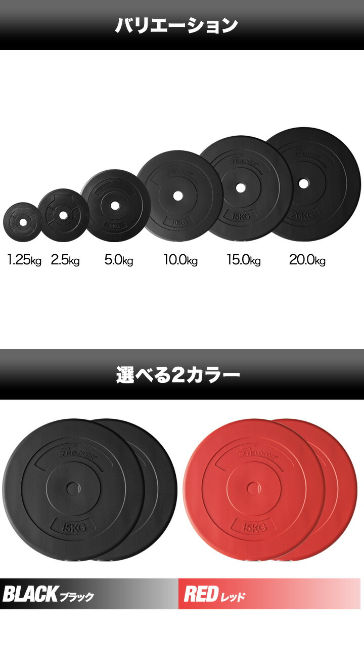 楽天市場】【楽天1位】ダンベル バーベル 用 プレート 1.25kg/2.5kg
