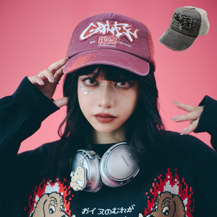 GALFY ガルフィー キャップ 帽子 CAP メンズ 染め染めわんちゃん