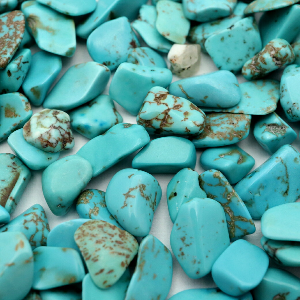 楽天市場】ターコイズ さざれ石 本物 1kg まとめ売り お得 小~中サイズ