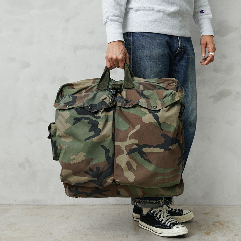 楽天市場】実物 USED 米軍 HGU-56/P ヘルメットバッグ ウッドランド