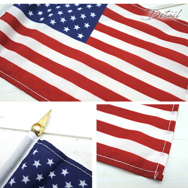 楽天市場】アメリカ 国旗 吸盤付 ミニフラッグ 黒棒 フラッグ AMERICA