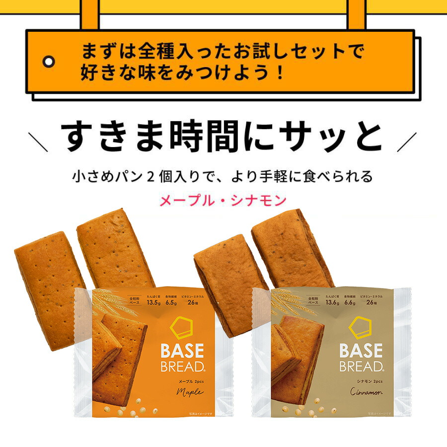 楽天市場】＼20％OFF／ベースブレッド 5種 20袋 パン [プレーン