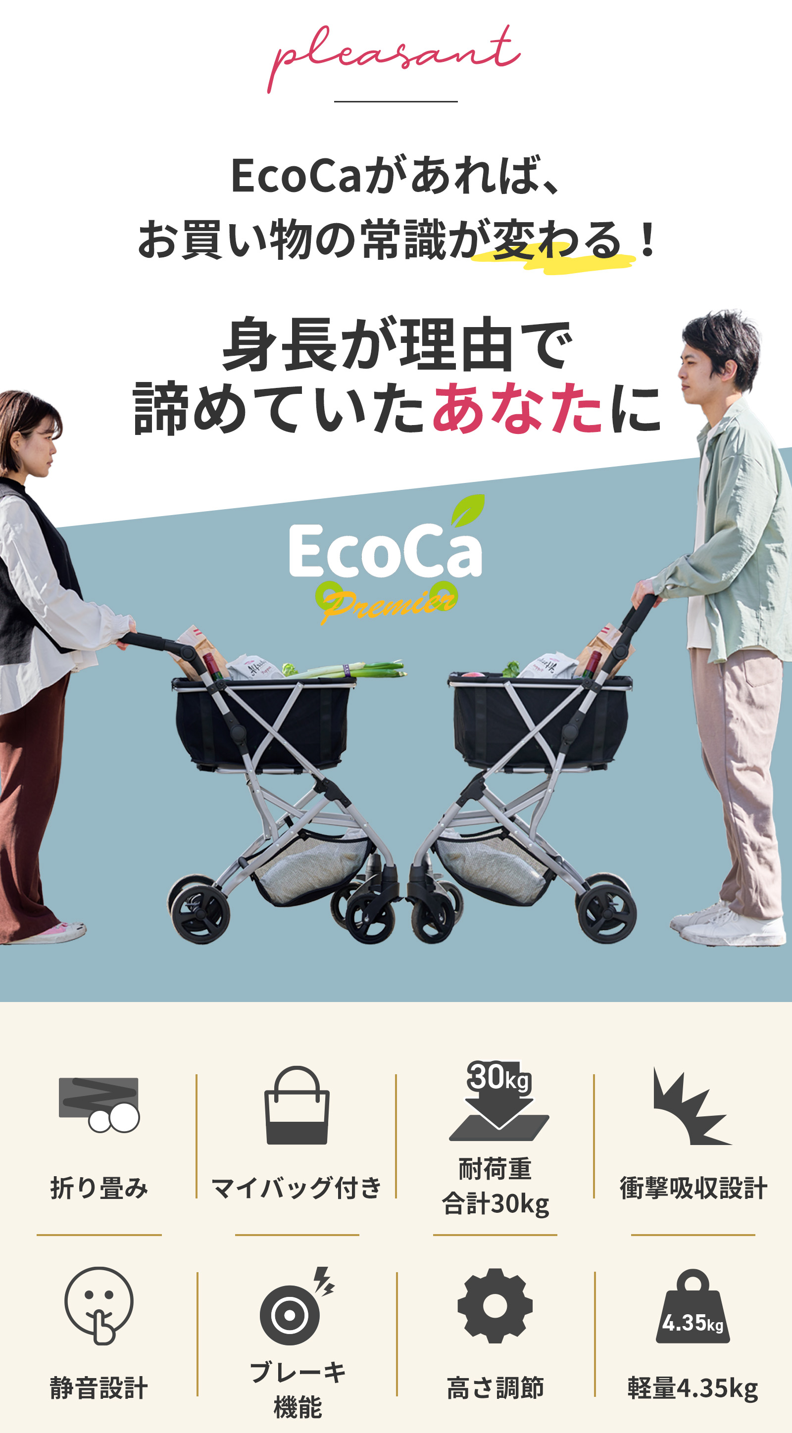 楽天市場】【保冷バッグセット】高さ調節可能 軽量4.35kg 低身長