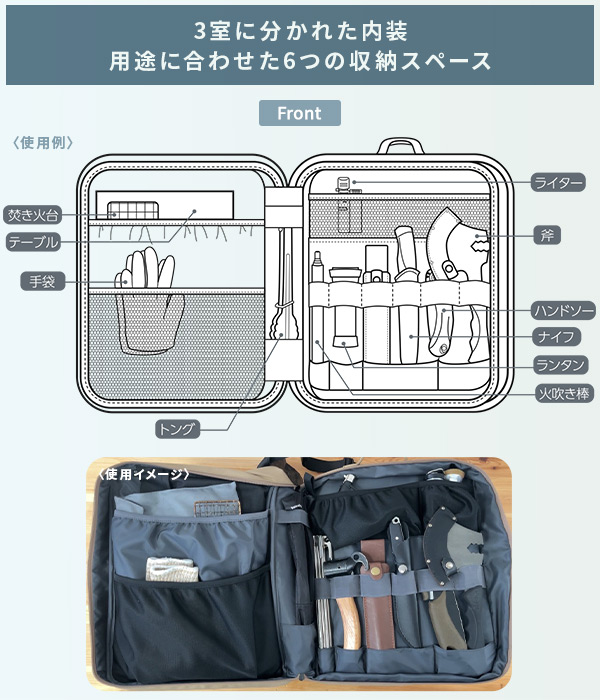 楽天市場】FUKUさんとのコラボ商品 ギアケースXL 215-AFXP363 WILDTECH
