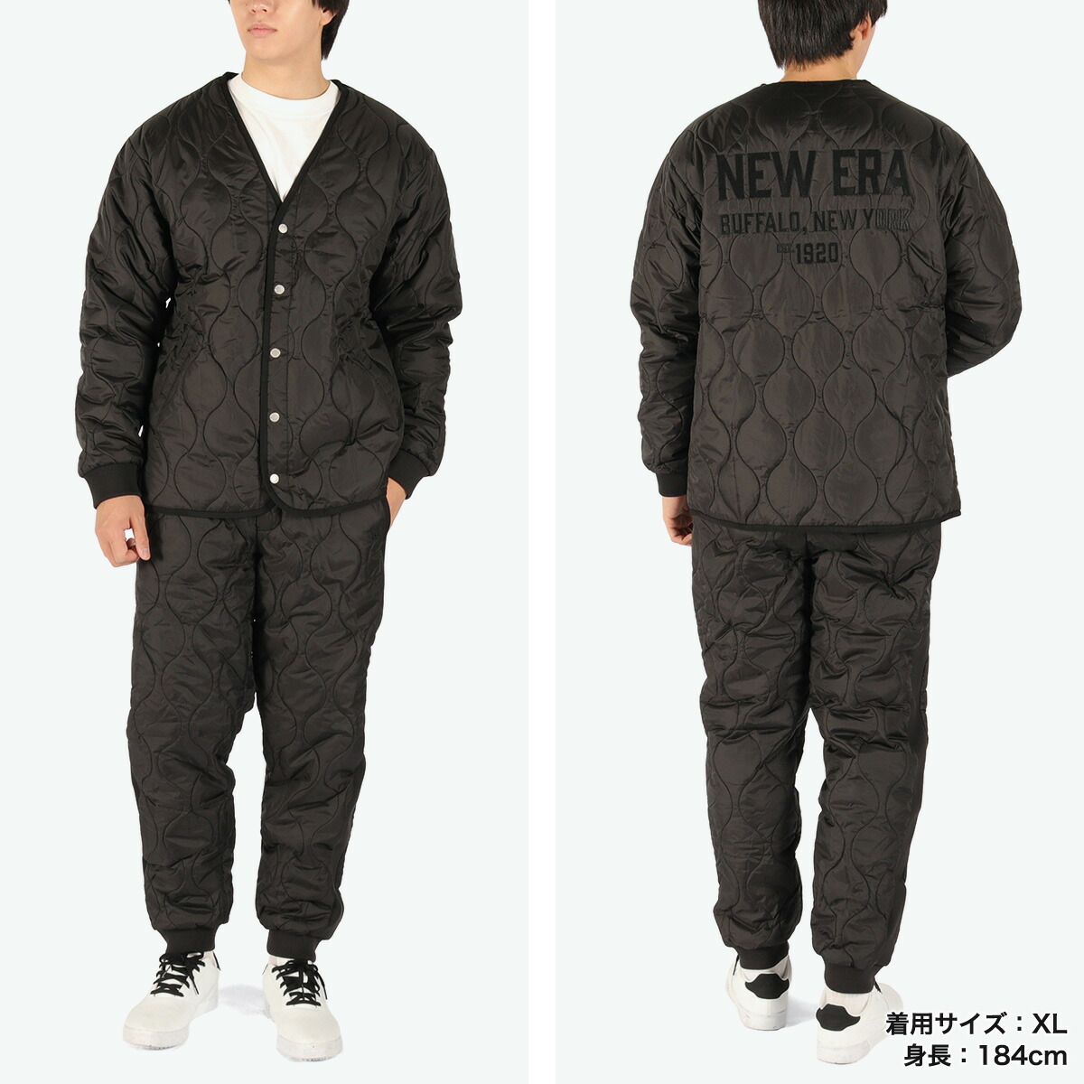 NEWERA GOLF キルティング ジャケット ブラック Mサイズ Women's