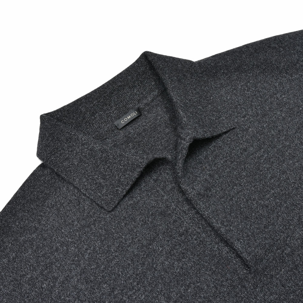 COMOLI（コモリ）カシミヤ スキッパーニット A03-06011 16042402171