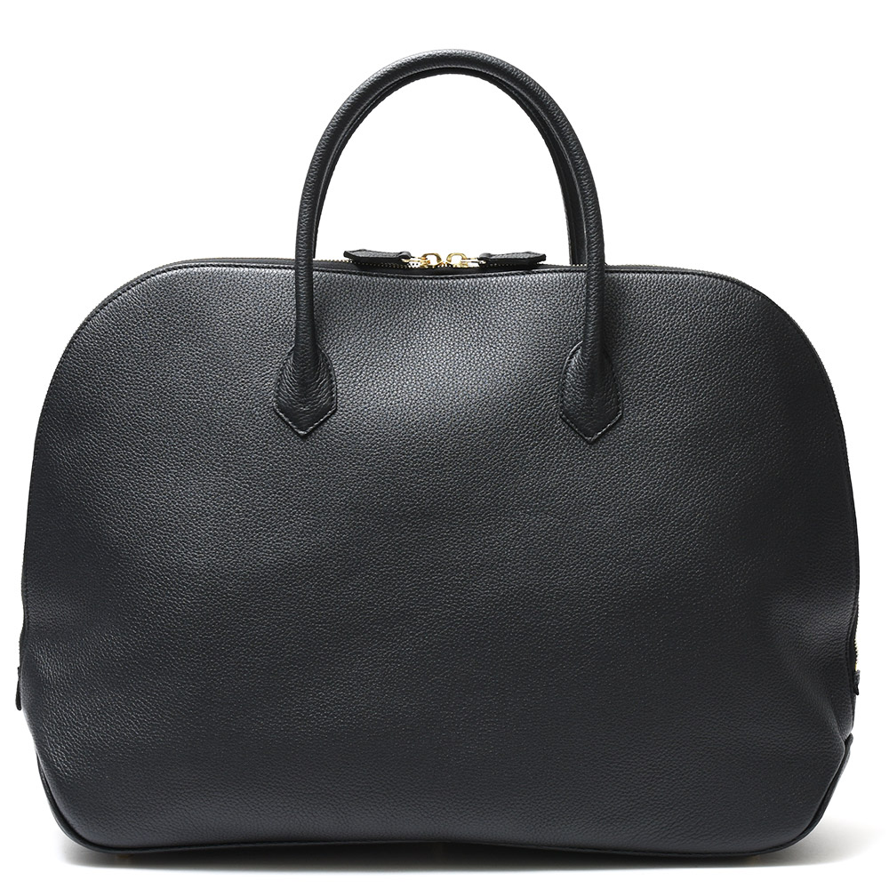 Cisei（シセイ/チセイ）シュリンクレザーラウンドジップブリーフバッグ