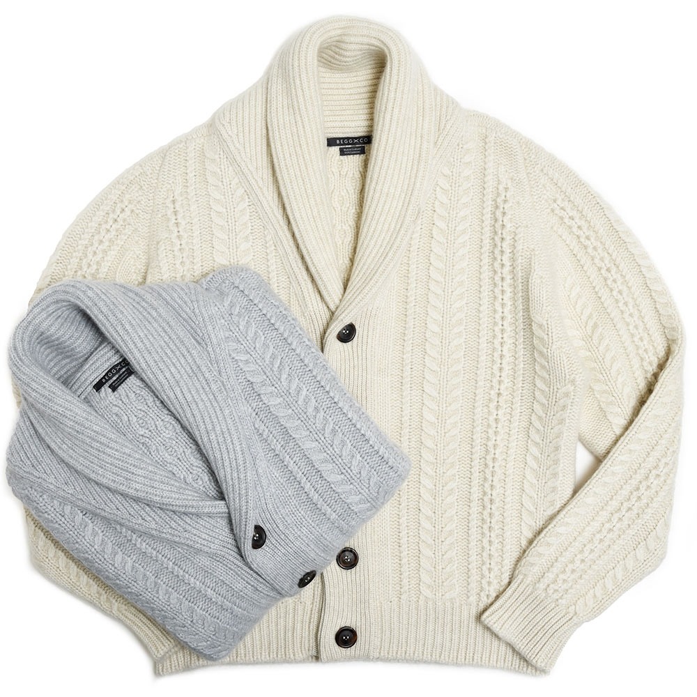 BEGG X CO（ベグ アンド コー）8プライローゲージカシミアショール