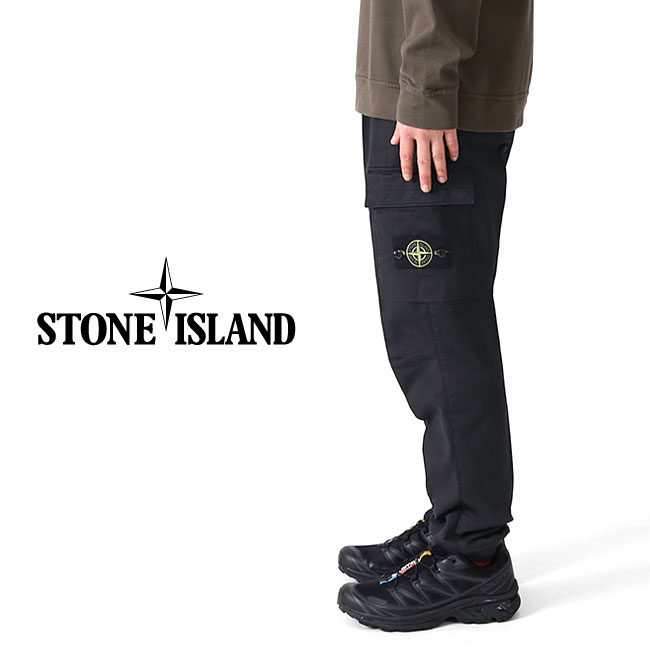 STONE ISLAND ストーンアイランド ガーメントダイ テーパード カーゴ