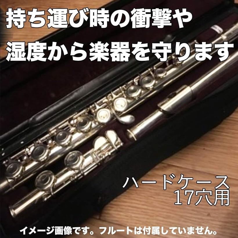 音出し確認済み】 フルート 本体 ハードケース付 現状品 初心者向け
