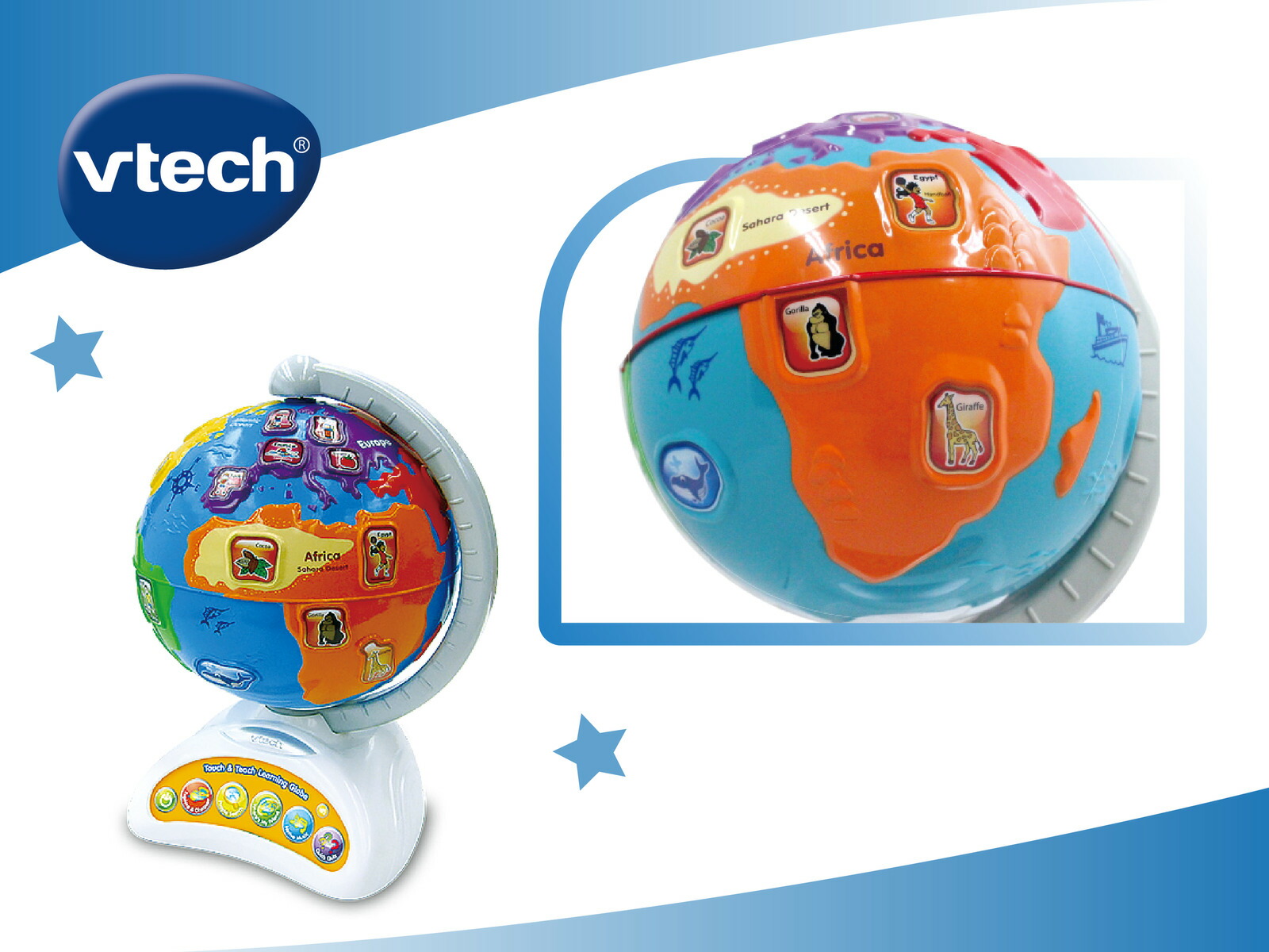 楽天市場】VTech Spin & Learn Adventure Globe 【地球儀で世界冒険