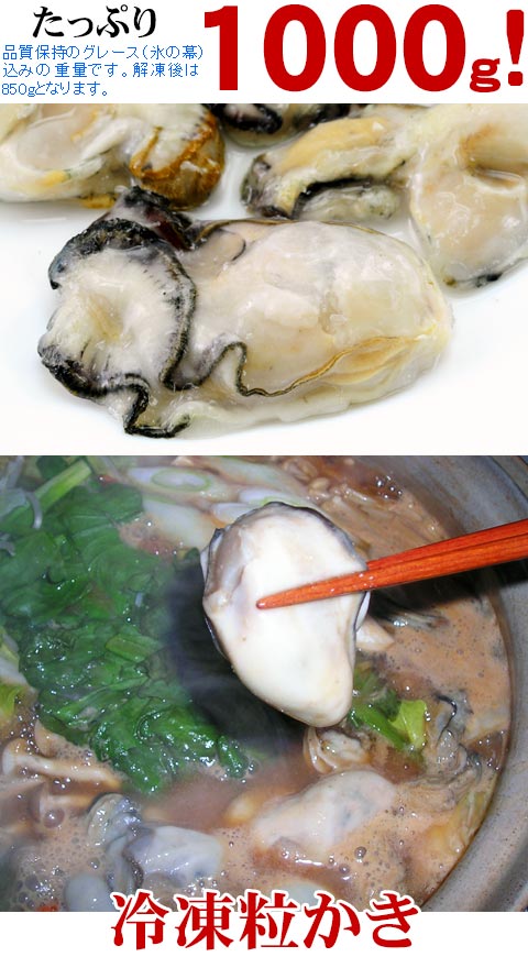 楽天市場】送料無料 大粒2L 広島県産 ジャンボ カキ むき身 IQF牡蠣