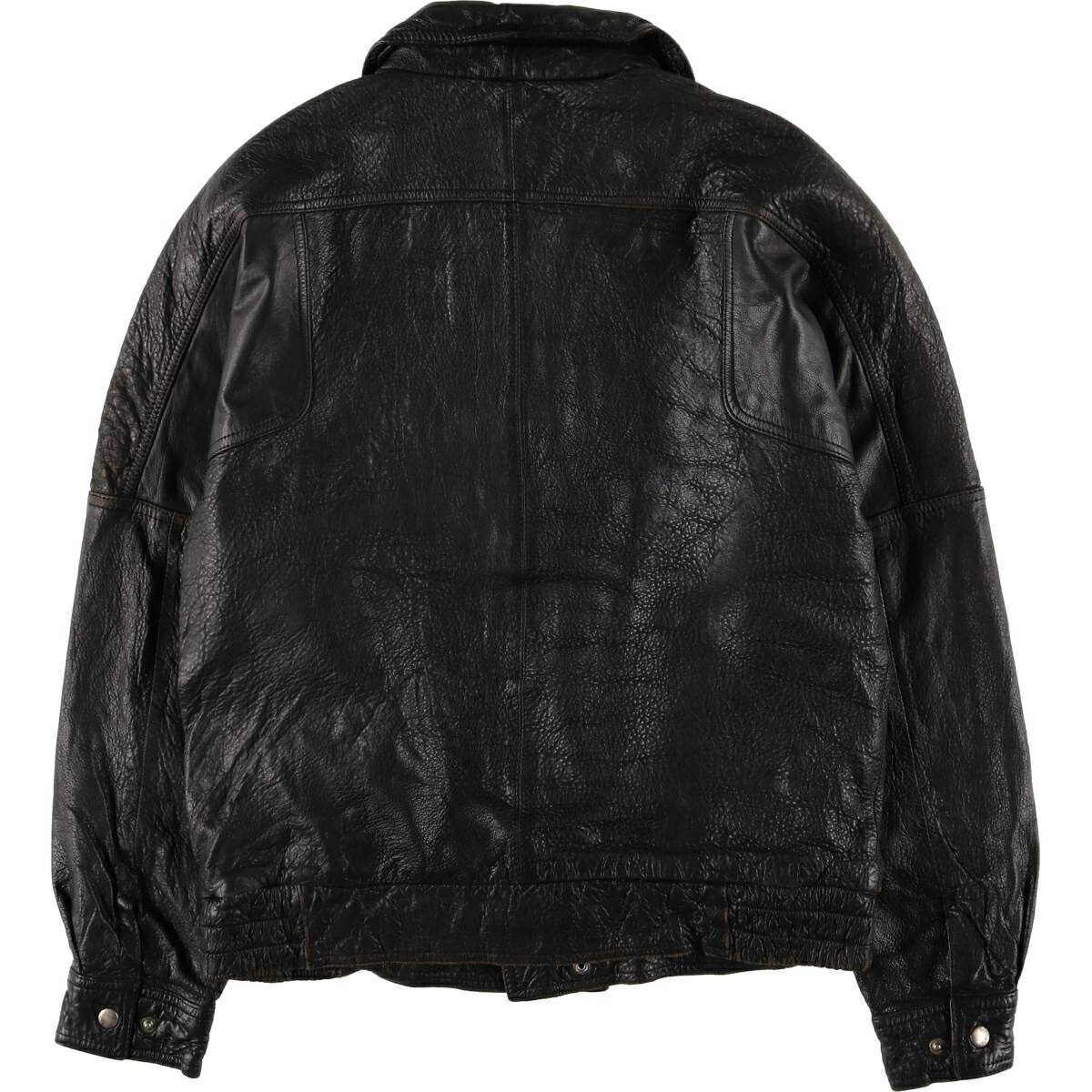 古着 メンバーズオンリー MEMBERS ONLY レザーブルゾンタイプ メンズM