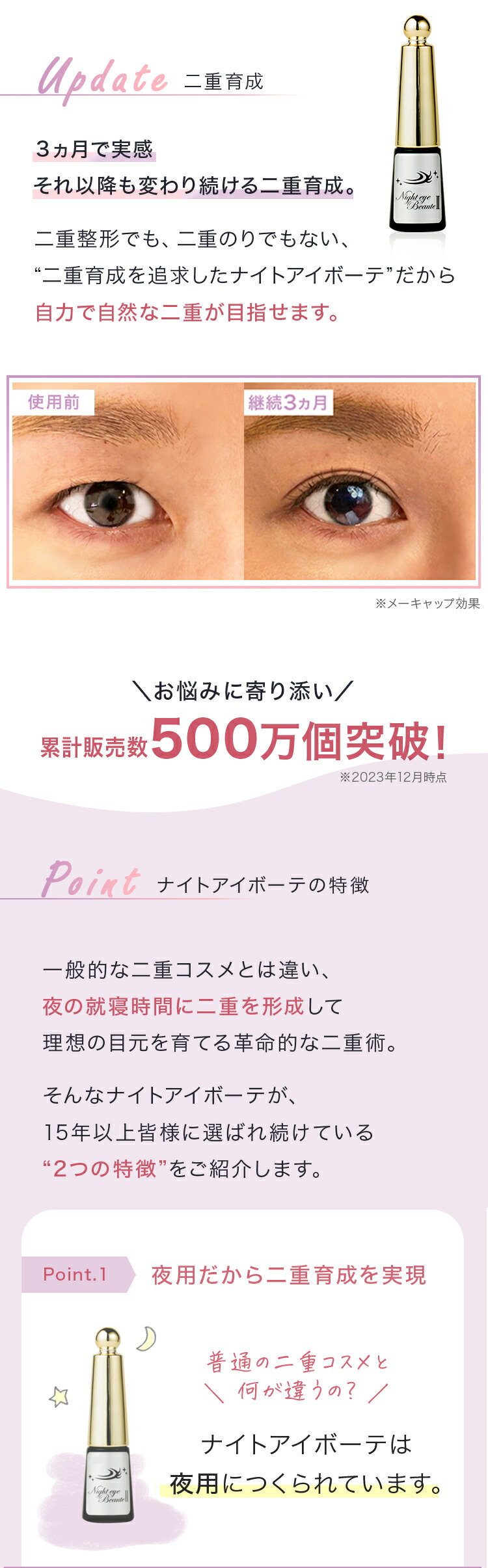 楽天市場】＼500円OFFクーポン配布中！／ナイトアイボーテ ナイトアイ