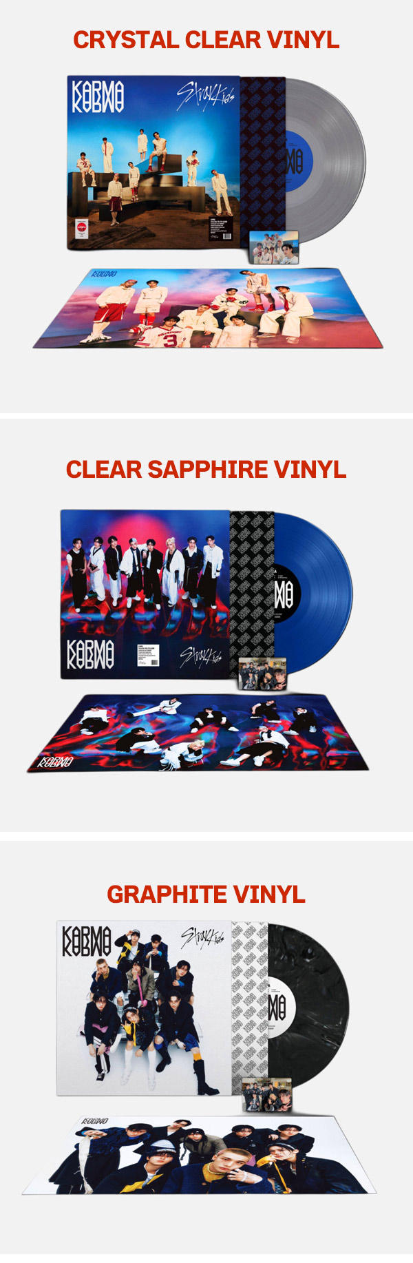 楽天市場】[当店限定特典付] Stray Kids VINYL VER. 3種選択 [ KARMA