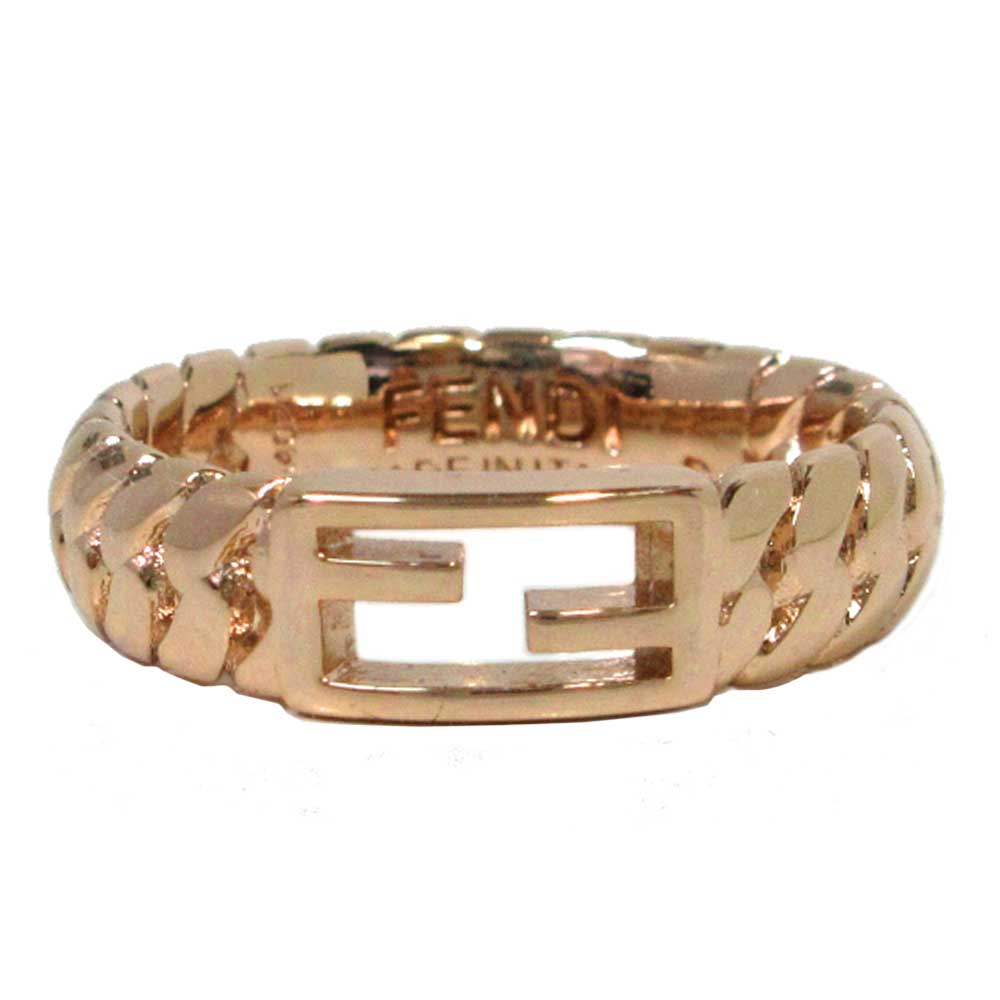 楽天市場】フェンディ アクセサリー 指輪 FENDI ロゴ バゲット リング