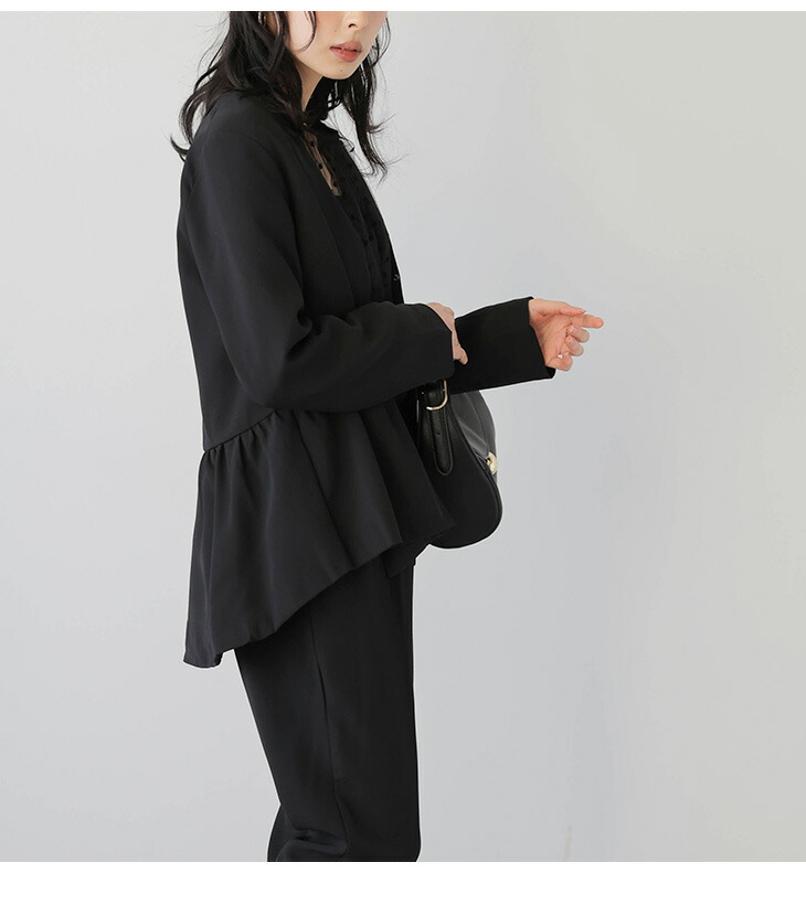 日本製 セットアップ 美シルエットセットアップ スーツ パンツスーツ