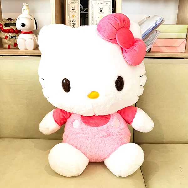 10％OFF】サンリオ ハローキティ ほわほわ L インテリア ぬいぐるみ大
