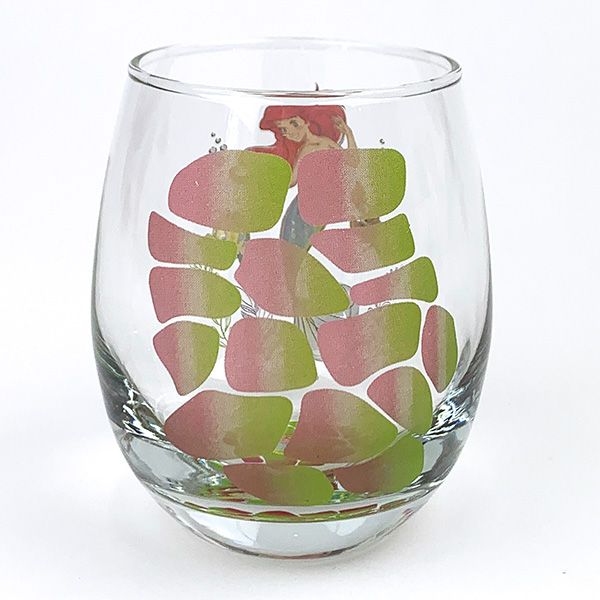 ディズニー リトルマーメイド 3Dグラス プリンセス コップ Disney 日本製