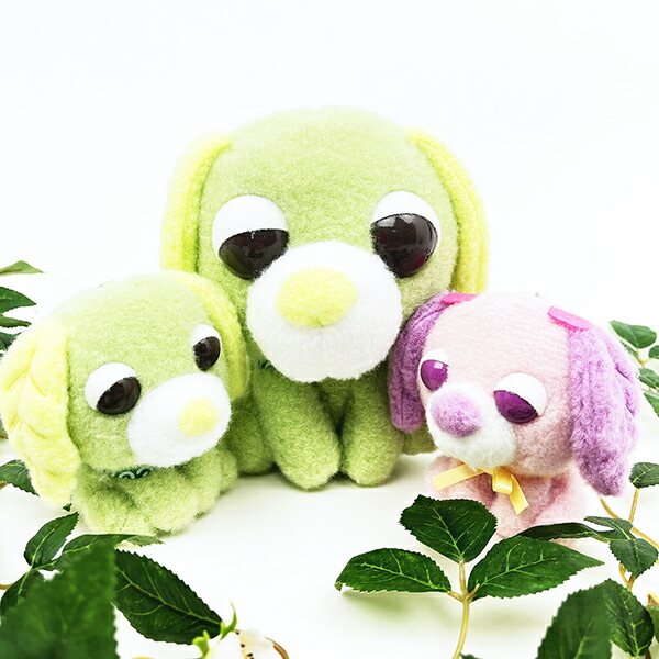 お茶犬 リョク ぬいぐるみ ふわふわシリーズ