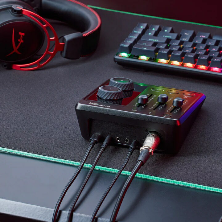 楽天市場】HyperX Audio Mixer USB接続オーディオミキサー XLR入力対応