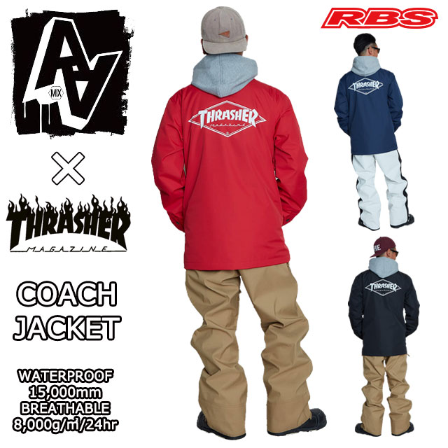 楽天市場】AA HARD WEAR 20-21【SANTA CRUZ HAND】 COACH JACKET