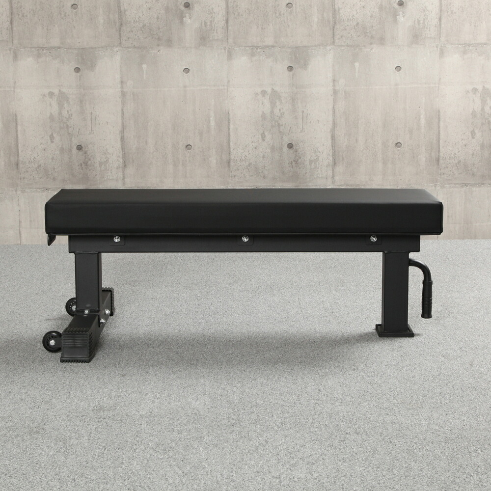 ハードグリップフラットベンチHPM【ブラック】 /IROTEC(アイロテック)