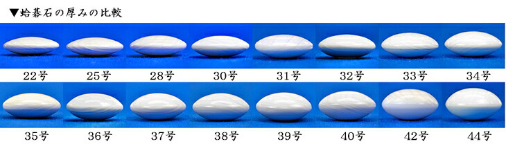 蛤碁石 36号 37号 極厚 はまぐり 蛤 碁石 Amazon | 囲碁 日向特製蛤碁石 実用 37号 10.4mm 厚みある希少な蛤碁石