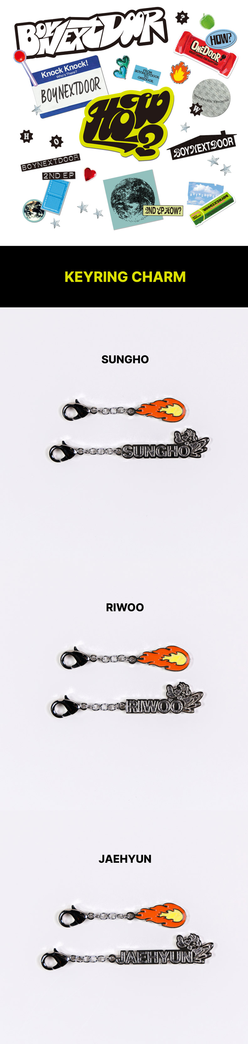 楽天市場】BOYNEXTDOOR [ KEYRING CHARM ] BOYNEXTDOOR GROUND in THE