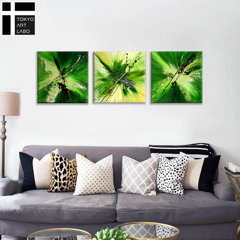 楽天市場】【3/5 限定クーポン配布中】 絵画 Shine Green Modern