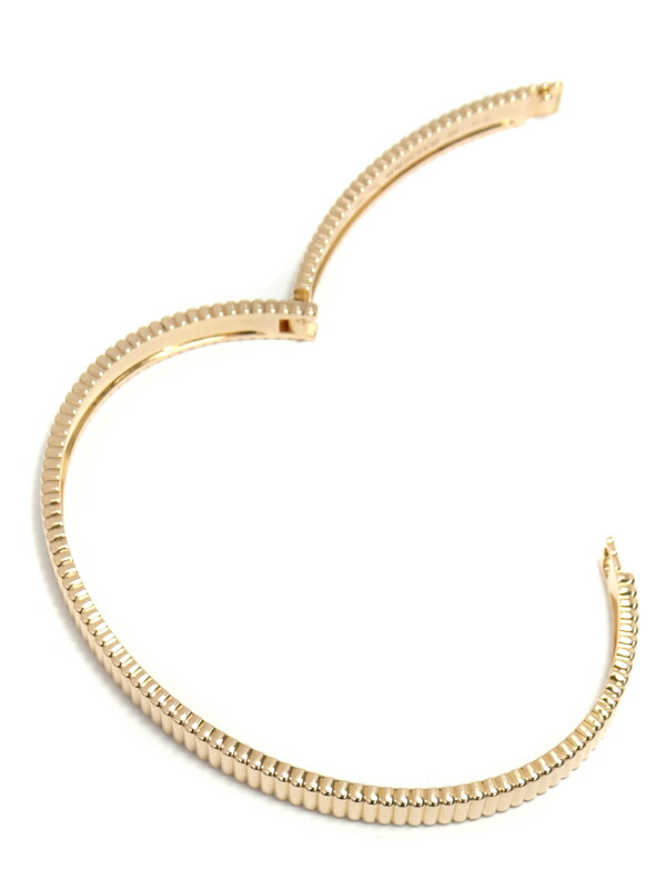 BOUCHERON】ブシュロン『K18PG キャトル グログラン バングル