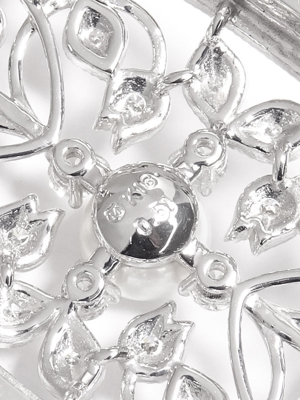 MIKIMOTO】ミキモト『K18WG コルテージュ ブローチ パール5.4mm