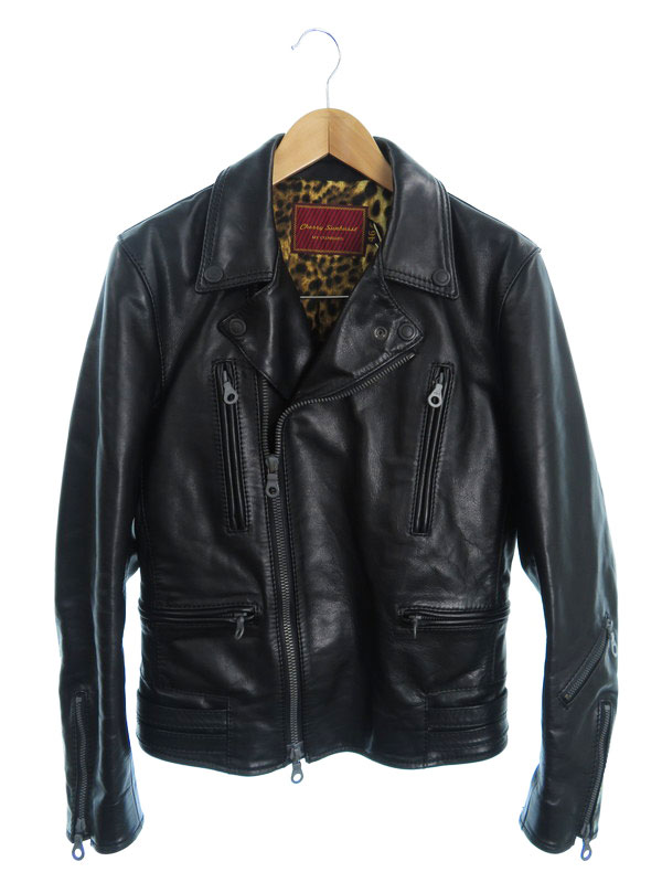 Cherry Sunburst】【チェリーサンバースト】【ririジッパー】『レザー