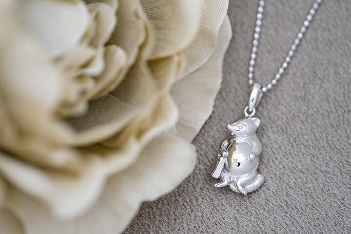 楽天市場】SS800円クーポン ペンダント たぬきモチーフ シルバー925