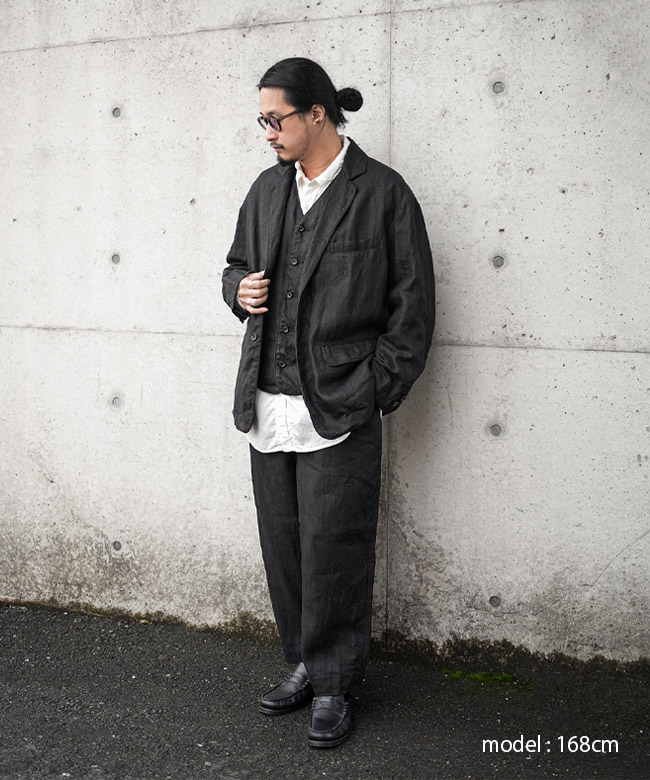 PC-021-2678]PORTER CLASSIC(ポータークラシック) LINEN CLASSIC VEST
