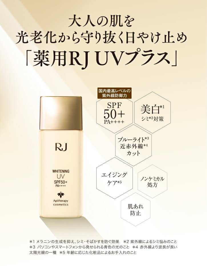 楽天市場】【3/5限定P10倍】【山田養蜂場】薬用RJ UVプラス日中用UV