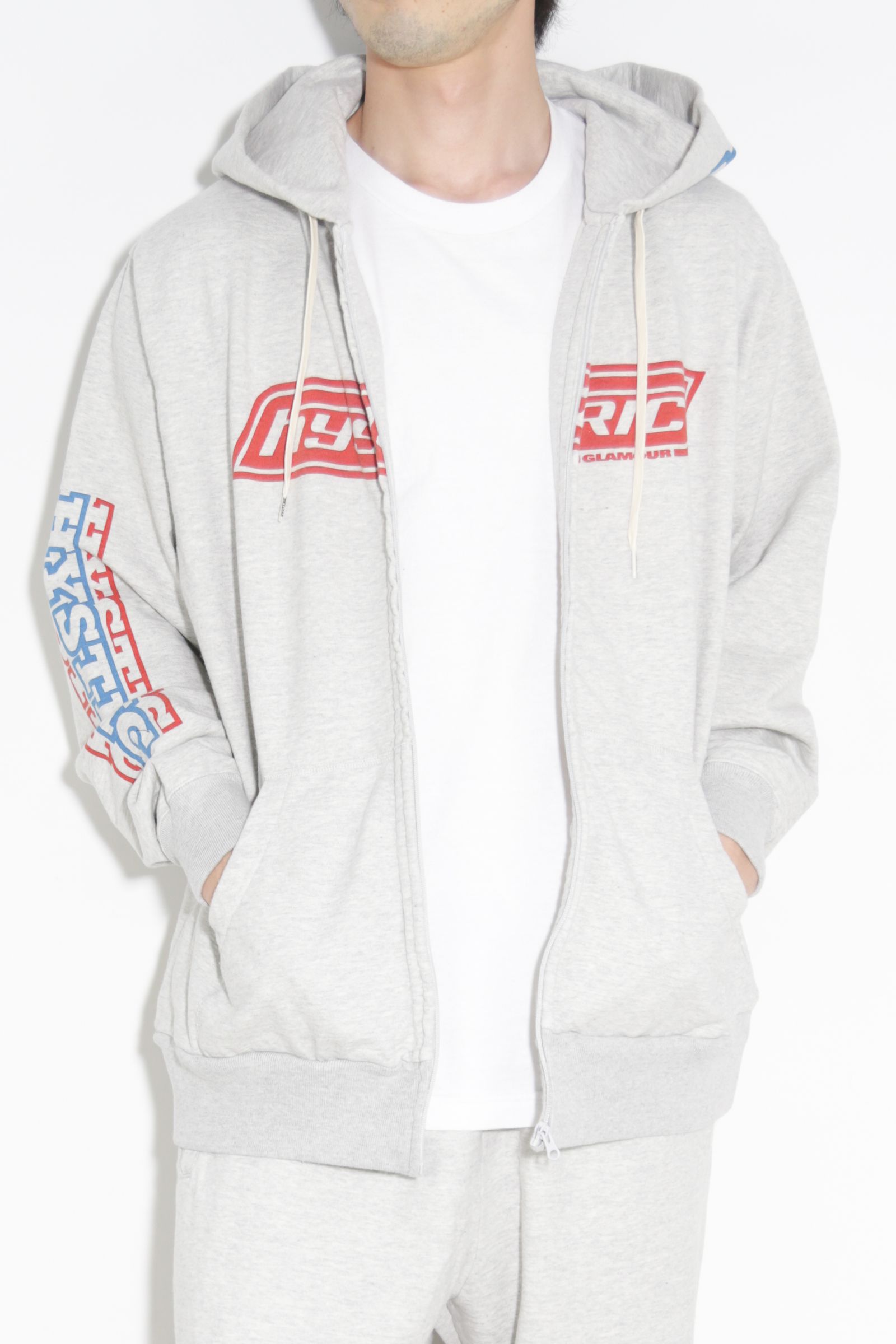 HYSTERIC GLAMOUR - HG BOX LOGOS パーカー / トップグレー | Tempt