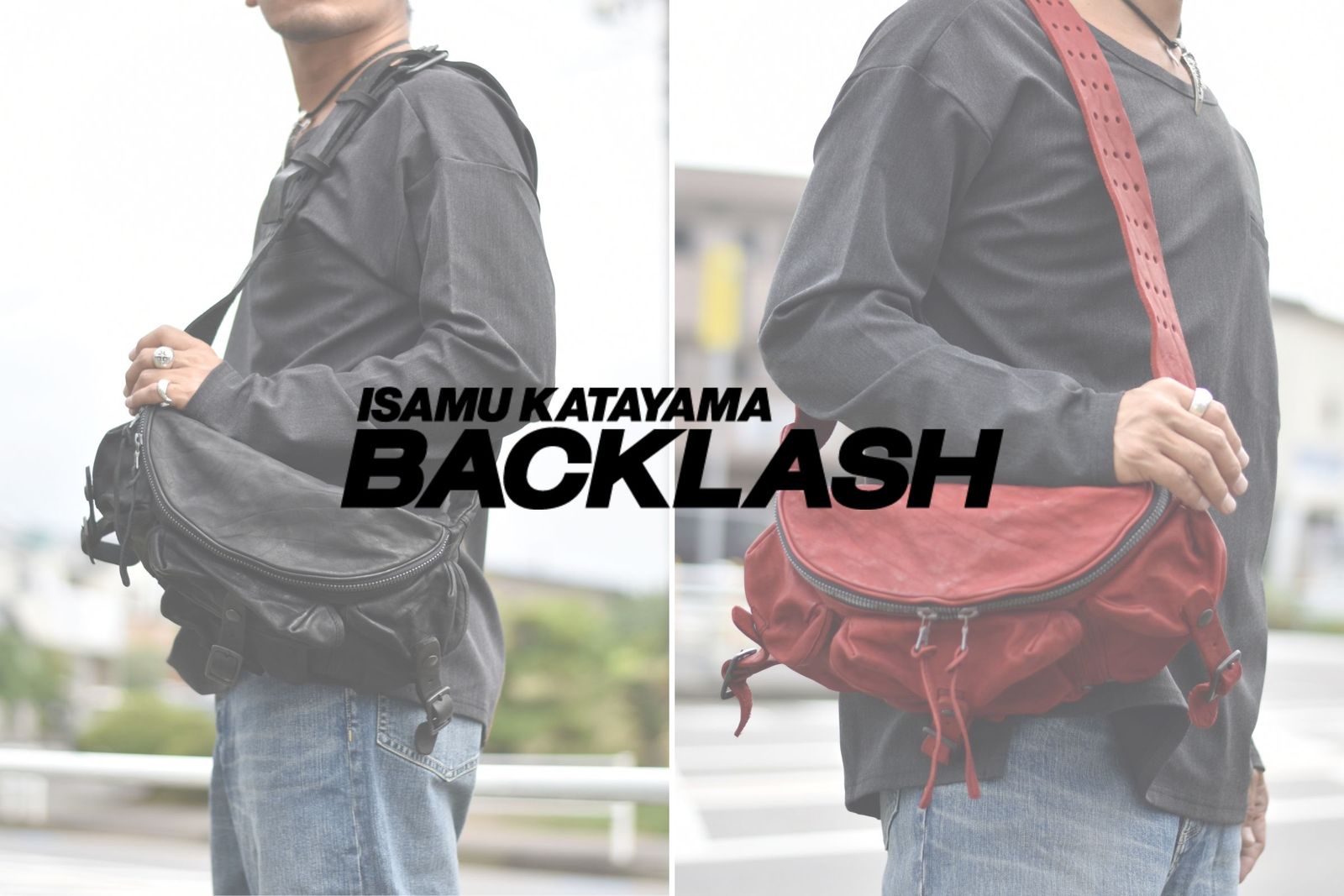 ISAMUKATAYAMA BACKLASH 【50㎜幅3ピンベルトウエストバッグ】 | chord