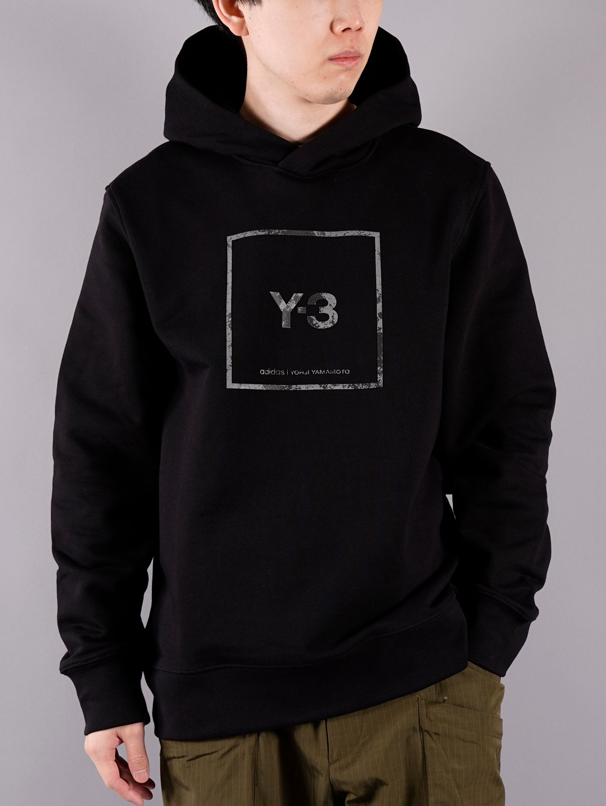 Y-3 - ラスト1点 / U SQUARE LABEL GRAPHIC HOODIE / ユニセックス