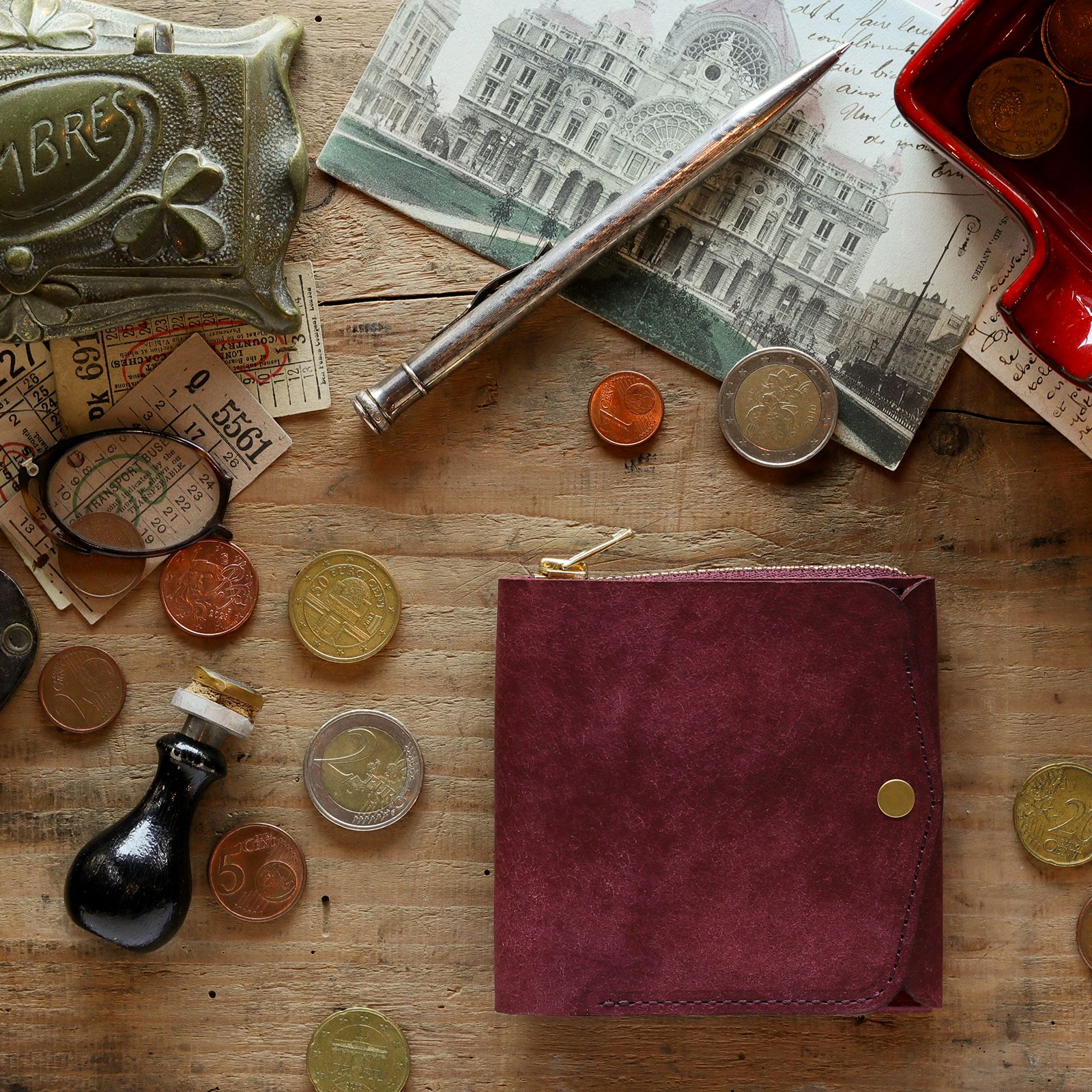 ATELIER MOKU - 「小さく薄い財布SAKU ver.3 Pueblo プエブロ」モスト