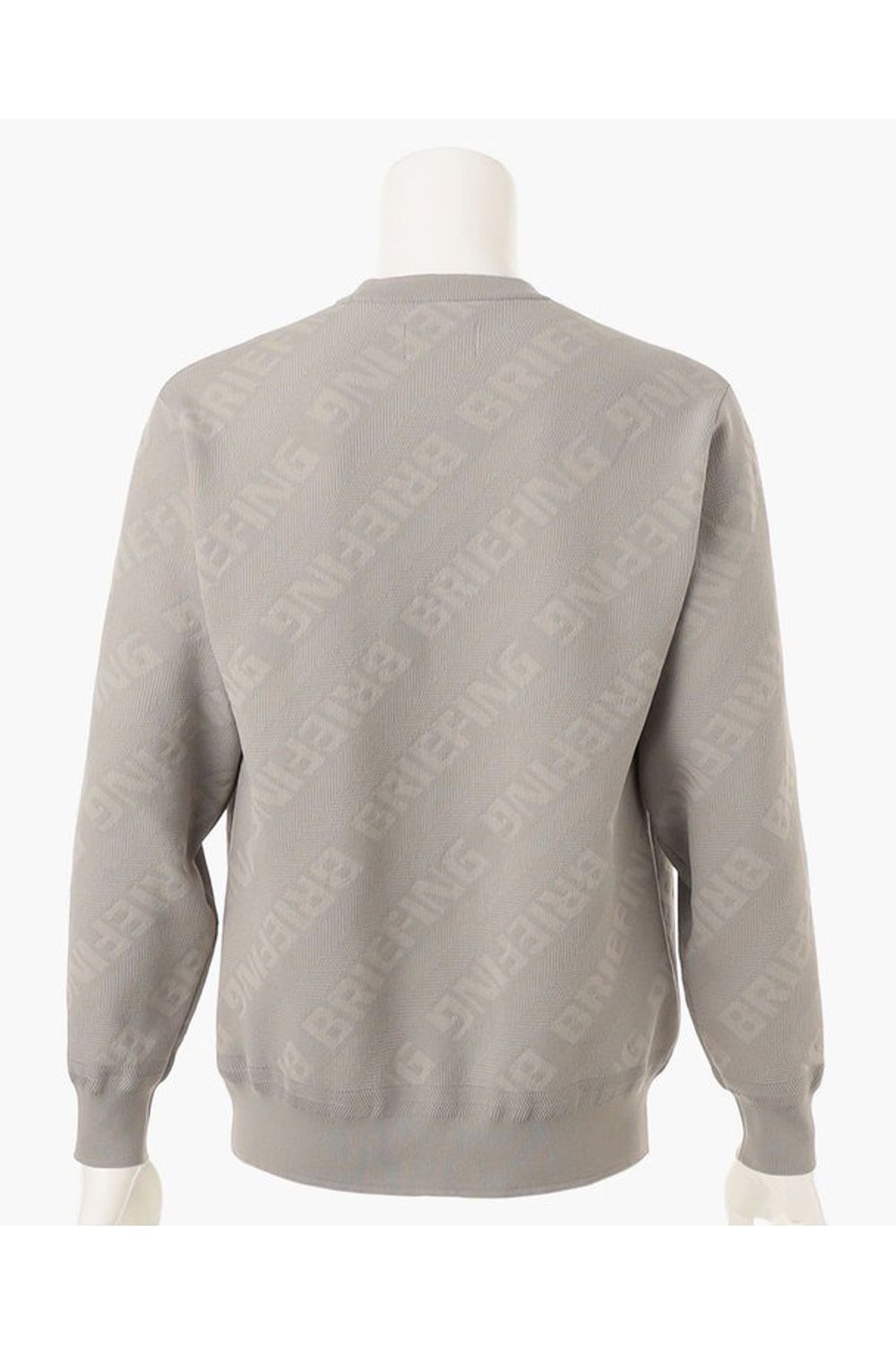 BRIEFING - 【25AW】 CE MEN'S WR BIAS LOGO CREWNECK KNIT / バイアス