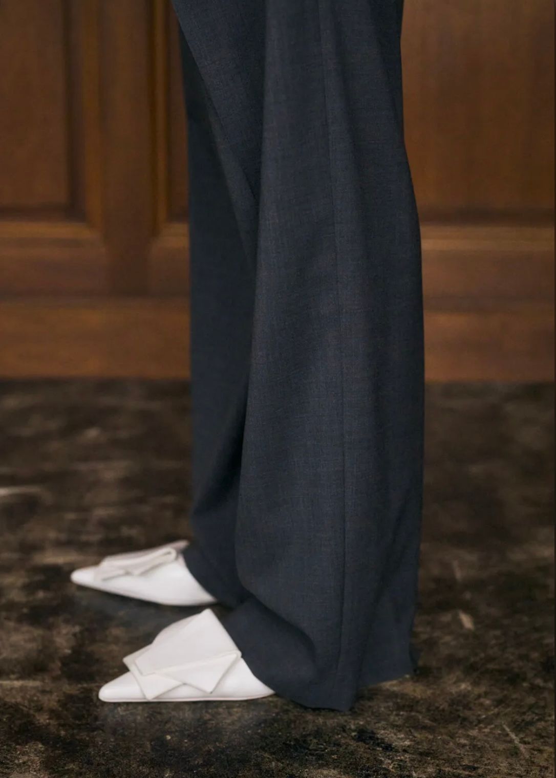ENFOLD - TWO-WAY TROUSERS / 2WAY パンツ / グレー / 2025AW new