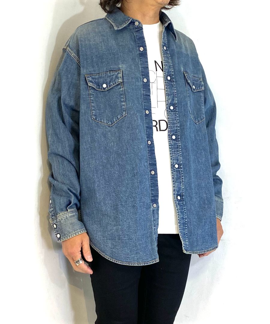 MINEDENIM - L.Western SH USD (USD) / デニム ウエスタン シャツ